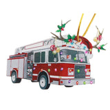 Christmas Tree Pendant Hanging Decoration Gift Personalized Fire Truck Vehicle Truck Boat Excavator Pendant