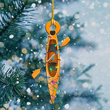 Christmas Tree Pendant Hanging Decoration Gift Personalized Fire Truck Vehicle Truck Boat Excavator Pendant - Side View