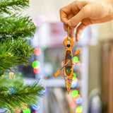 Christmas Tree Pendant Hanging Decoration Gift Personalized Fire Truck Vehicle Truck Boat Excavator Pendant