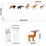 Animal String Lights 10 LEDs Small Animals String Lights Children Room Decoration for Kids Room Indoor String Lights