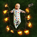 Animal String Lights 10 LEDs Small Animals String Lights Children Room Decoration for Kids Room Indoor String Lights