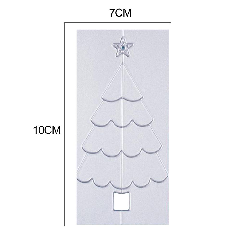 Christmas Tree Metal Cutting Dies Stencil Carbon Steel DIY Scrapbooking Album Paper Card Template Mold Embossing Mold