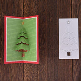 Christmas Tree Metal Cutting Dies Stencil Carbon Steel DIY Scrapbooking Album Paper Card Template Mold Embossing Mold - Side View