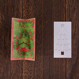 Christmas Tree Metal Cutting Dies Stencil Carbon Steel DIY Scrapbooking Album Paper Card Template Mold Embossing Mold - Top-Down View