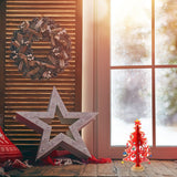 Desktop Christmas Tree Decoration Mini Wooden DIY Christmas Tree Ornaments Children Gift - Extra Image