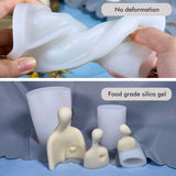 Portrait Aromatherapy Candle Molds Reusable DIY Couple Candle Mold Family Couple Silicone Mold