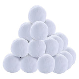 Christmas 40 Pack Artificial Snowballs Fake Snowball Fight for Kids Indoor Outdoor Toy Snowballs for Throwing Snowball Fight Game - Front View
