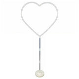 Love Balloon Column Arch Set Heart Balloon Frame Column Holder Stand Decoration For Wedding Birthday Baby Party - Front View
