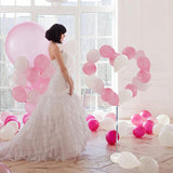 Love Balloon Column Arch Set Heart Balloon Frame Column Holder Stand Decoration For Wedding Birthday Baby Party