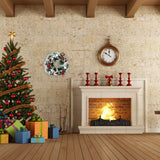 Christmas Wreath Artificial Christmas Hanging Wreath for Front Door Wall Tree Christmas Party Shop Window Decoration - Extra Image