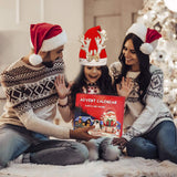 Christmas Santa Claus Hat Warm Cosplay Party Holiday Costume Props Decoration for Kids Children Adult Xmas Gift - Close-Up Angle