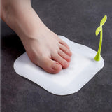 2Pcs Silicone Bean Sprout Floor Drain Cover Deodorant Floor Drain Cover Mat for Bathroom Kitchen Toilet - Rear View