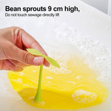 2Pcs Silicone Bean Sprout Floor Drain Cover Deodorant Floor Drain Cover Mat for Bathroom Kitchen Toilet