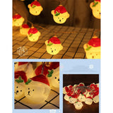 LED Christmas Light Christmas Snow Bear String Lights Home Decoration Lights for Gardens Terraces and Lawns