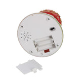 Christmas Mini Music Box Luminous Music Carousel Ferris Wheel Animated Christmas Gift Romantic Desktop Decoration - Rear View