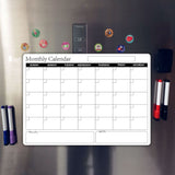 Rewritable Magnetic Whiteboard Refrigerator Calendar Message Board Monthly Planner Board - Extra Image