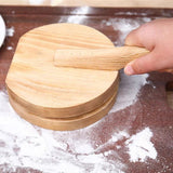 Wooden Dough Presser Tool Dumpling Skin Pressing Tool Dumpling Wrapper Making Mold Kitchen Gadget Baking Tool