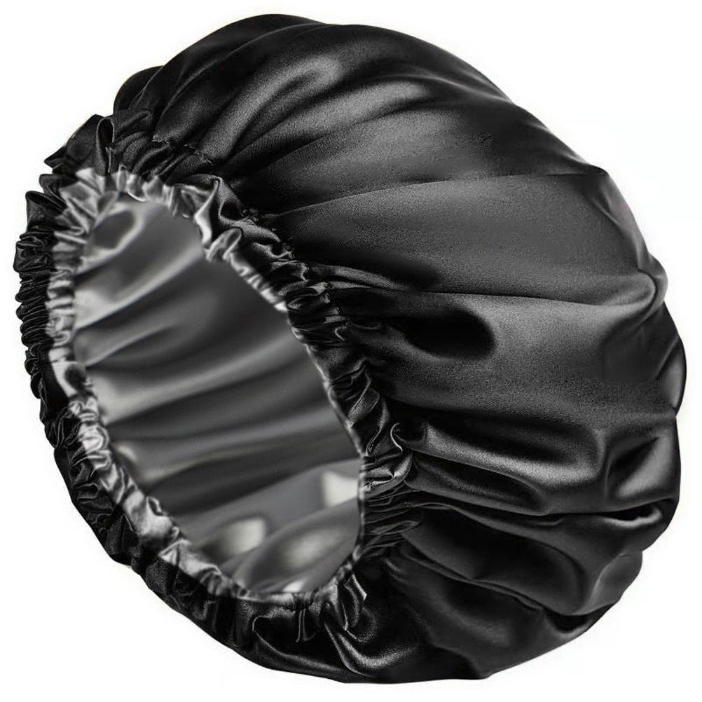Waterproof Shower Hat Double Layer Shower Hair Cover Women Supplies for Bathroom Kitchen