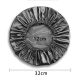 Waterproof Shower Hat Double Layer Shower Hair Cover Women Supplies for Bathroom Kitchen