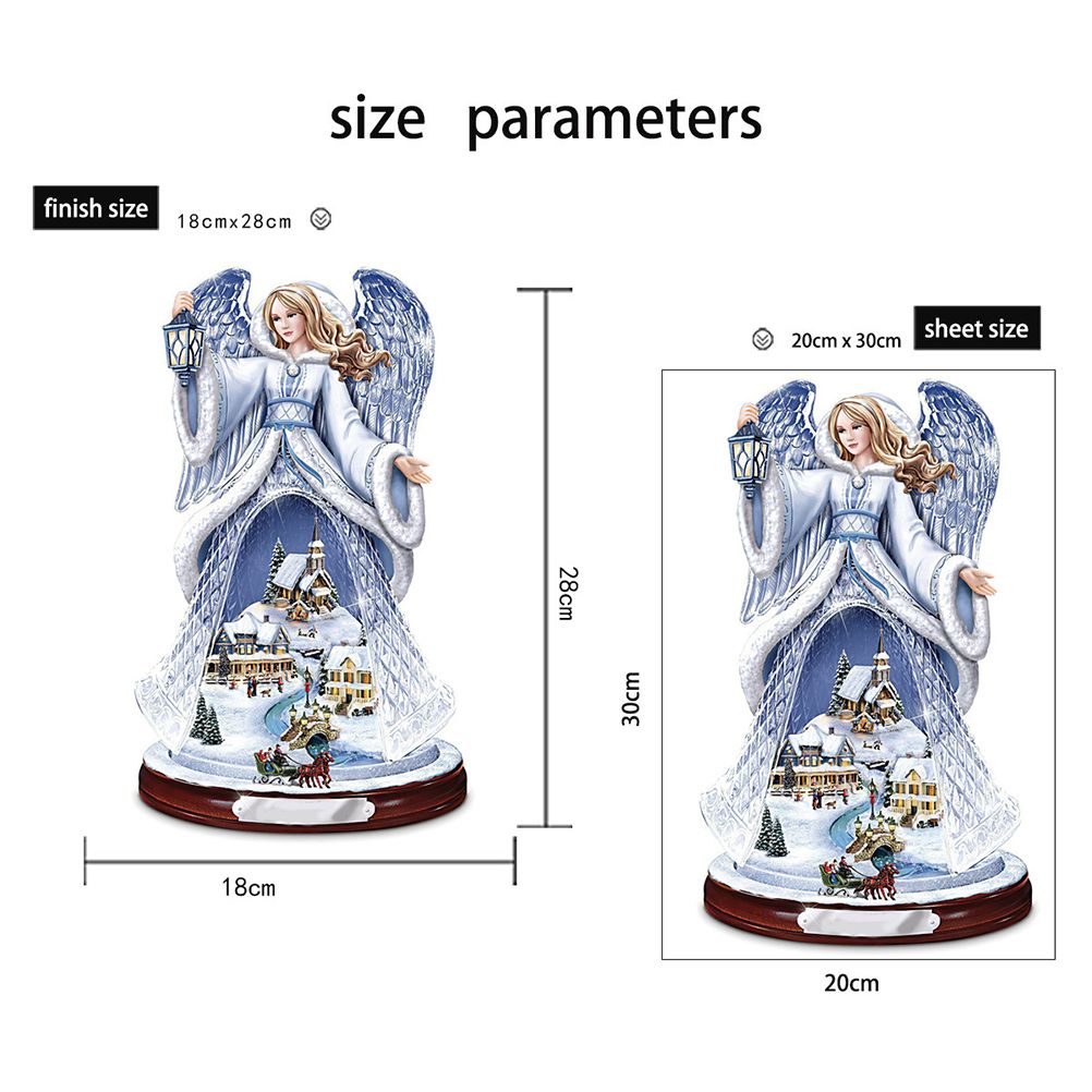 Christmas Santa Window Paste Stickers PVC Angel Merry Christmas Party Wall Stickers