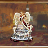 Christmas Santa Window Paste Stickers PVC Angel Merry Christmas Party Wall Stickers