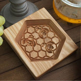 3D Cutter Embossing Mold Christmas Animal Pumpkin Cutter Baking Mold Funny Wooden Molds for Kitchen DIY