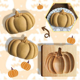3D Cutter Embossing Mold Christmas Animal Pumpkin Cutter Baking Mold Funny Wooden Molds for Kitchen DIY
