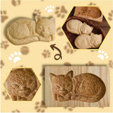 3D Cutter Embossing Mold Christmas Animal Pumpkin Cutter Baking Mold Funny Wooden Molds for Kitchen DIY