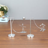 Balance Physics Toy One Foot Man Art Decompressive Science Psychology Home and Office Decor Desk Ornament Toy Surfing - Front View