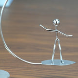 Balance Physics Toy One Foot Man Art Decompressive Science Psychology Home and Office Decor Desk Ornament Toy Surfing