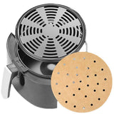 Fryer Liners Waterproof Fryer Filter Paper Fryer Round Perforated Parchment Paper for Fryer