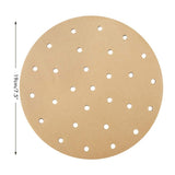 Fryer Liners Waterproof Fryer Filter Paper Fryer Round Perforated Parchment Paper for Fryer