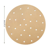 Fryer Liners Waterproof Fryer Filter Paper Fryer Round Perforated Parchment Paper for Fryer