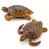 12PCS Mini Sea Toys for Kids Plastic Sea Animals Figurines Simulation Ocean Animals Model Decoration - Close-Up Angle