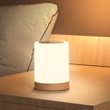 LED Touch Lamp USB Rechargeable Table Bedside Lamps Dimmable RGB Warm White Night Lights for Outdoor Living Room Bedroom Office - Front View