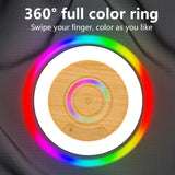 LED Touch Lamp USB Rechargeable Table Bedside Lamps Dimmable RGB Warm White Night Lights for Outdoor Living Room Bedroom Office