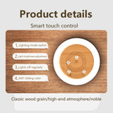 LED Touch Lamp USB Rechargeable Table Bedside Lamps Dimmable RGB Warm White Night Lights for Outdoor Living Room Bedroom Office