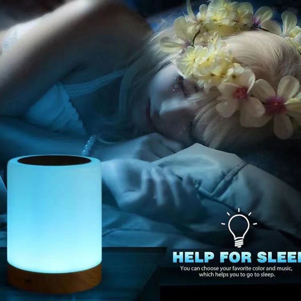 LED Touch Lamp USB Rechargeable Table Bedside Lamps Dimmable RGB Warm White Night Lights for Outdoor Living Room Bedroom Office