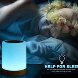 LED Touch Lamp USB Rechargeable Table Bedside Lamps Dimmable RGB Warm White Night Lights for Outdoor Living Room Bedroom Office - Extra Image