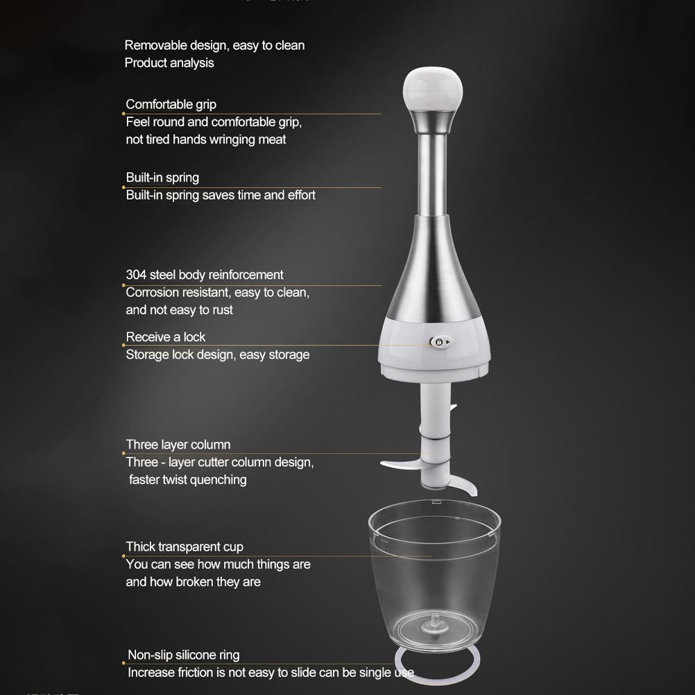 Manual Garlic Press Multi Function Garlic Mincer Garlic Crusher Safe and Easy to Clean Kitchen Tools
