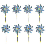 8Pcs Bird Repeller Pinwheel Reflective Garden Plant Flower Bird Repellent Windmill Garden Decoration