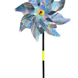 8Pcs Bird Repeller Pinwheel Reflective Garden Plant Flower Bird Repellent Windmill Garden Decoration