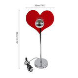 Love Heart Table Lamp Love Projection Lamp Heart Shaped LED Ambient Light Background Wall Decoration Gifts for Friends and Lovers