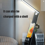 Eye Caring Desk Lamp with Wireless Charger Touch Dimming LED Table Lamps Folding Reading Light for Students - Extra Image