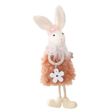 Cute Easter Hanging Bunny Ornaments Easter Bunny Figurine Decorations for Hanging on Trees Windows Easter Decor