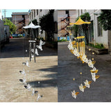 Love Angel Wind Chime Bells Hanging Living Bed Home Waterproof Wind Chimes Decor for Outdoor Yard Garden