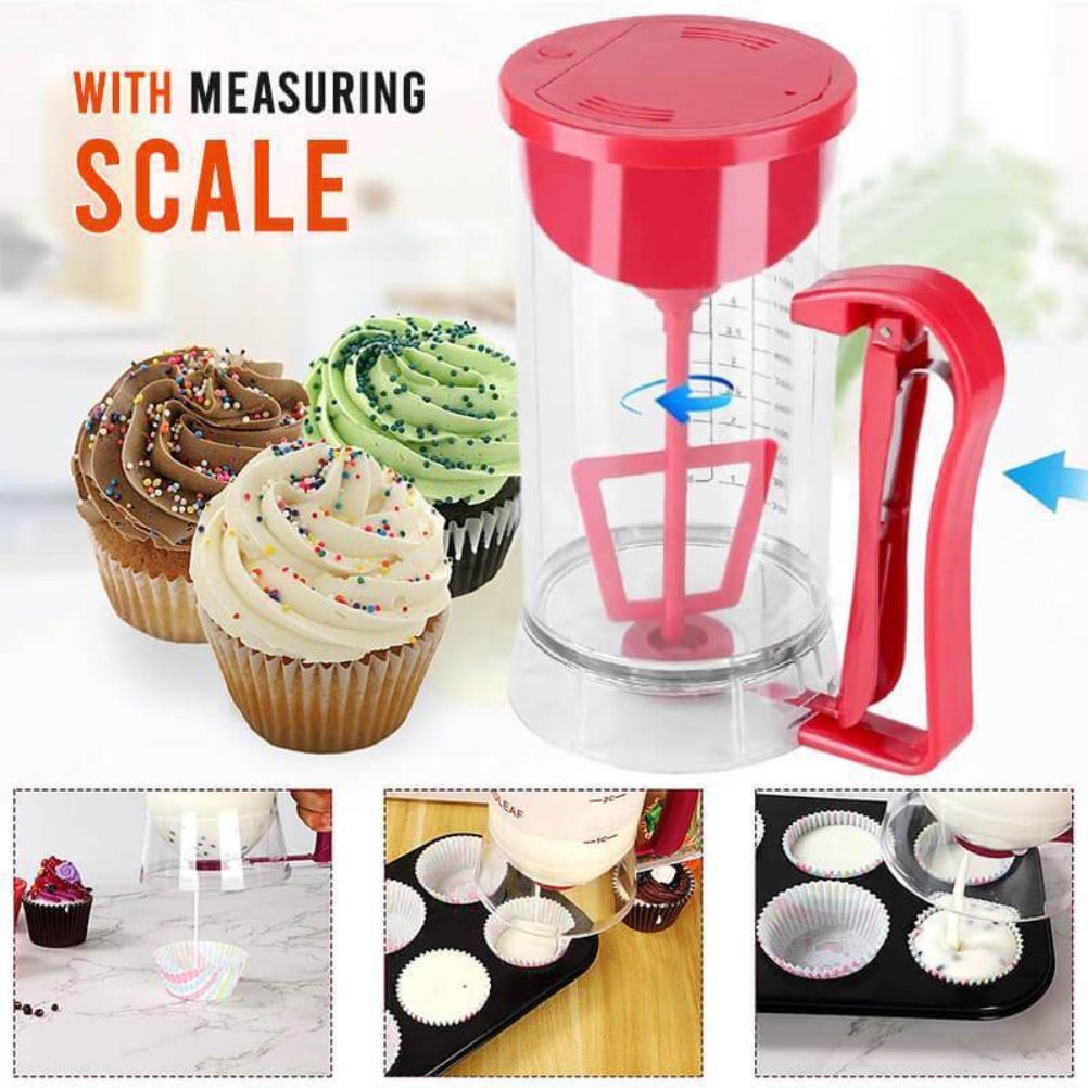 Kitchen Hand Held Electric Pancake Batter Mixer Dispenser Blender Machine Baking Tool Kitchen Appliance