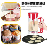 Kitchen Hand Held Electric Pancake Batter Mixer Dispenser Blender Machine Baking Tool Kitchen Appliance - Low Angle