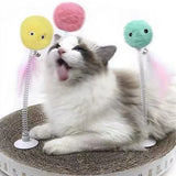 Plush Catnip Ball Cat Toy Lifelike Animal Chirping Sounds Interactive Cat Toys Soft Fluffy Plush Cat Ball Toys - Rear View