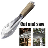 Multifunctional Garden Metal Serrated Digger Portable Serrated Digging Tool with Non Slip Handles Gardening Tools